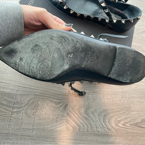 Valentino ballet flat all black